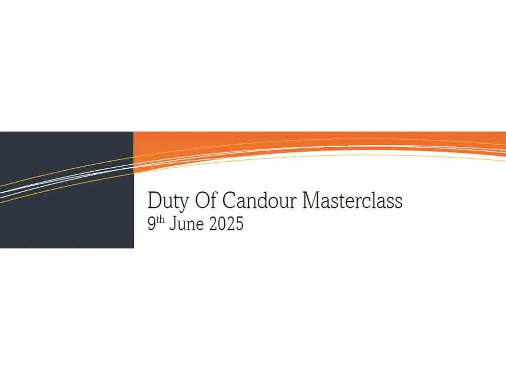 Duty of candor masterclass