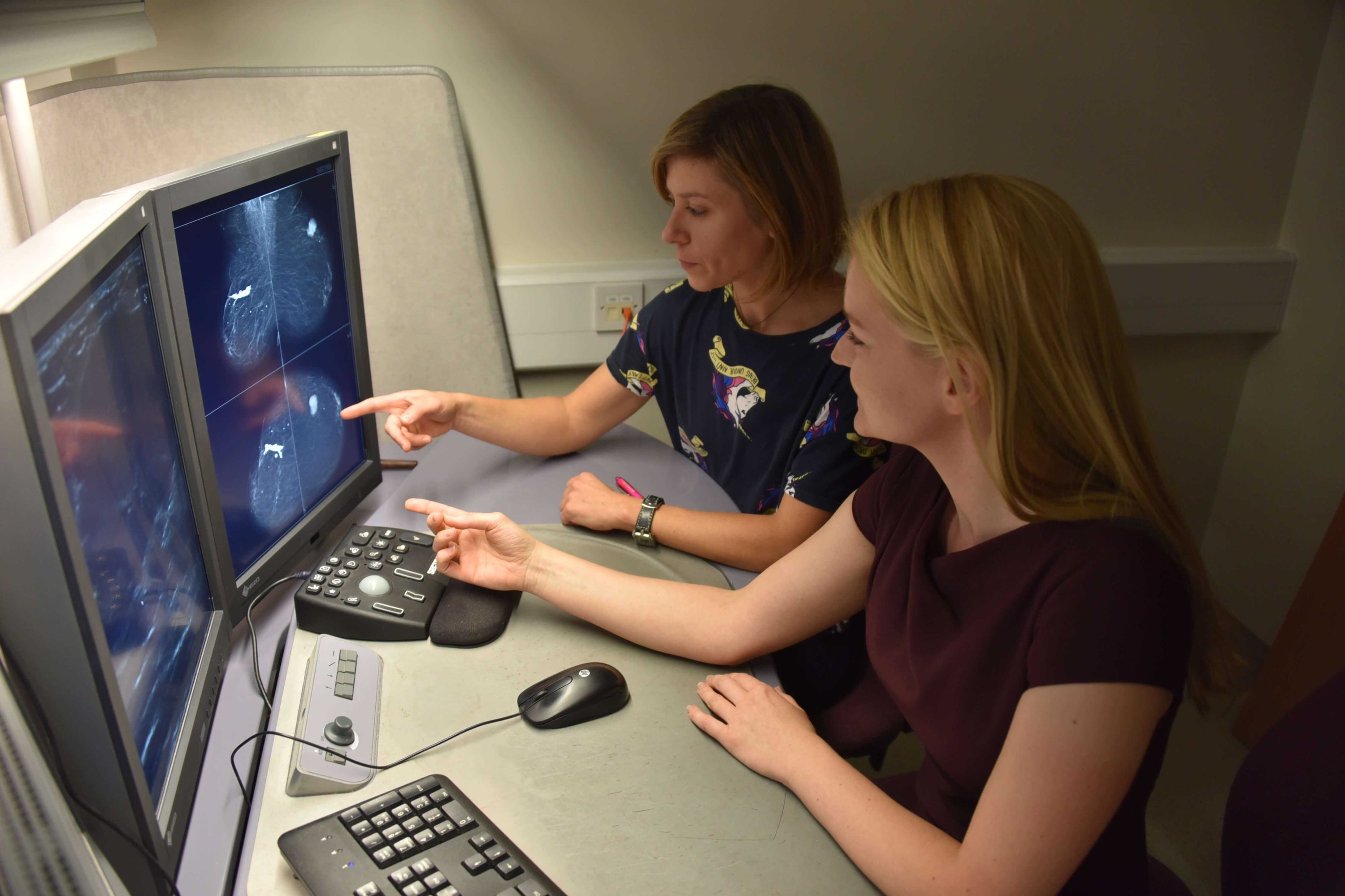 Mammogram reading